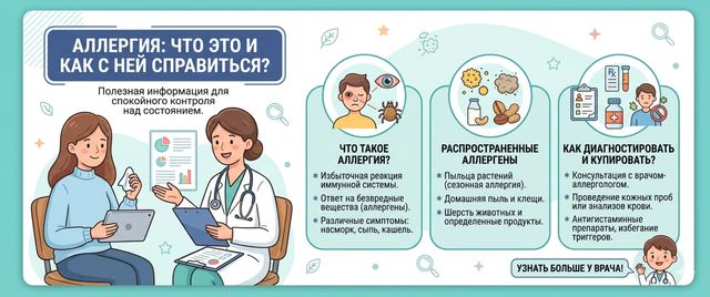 Аллергия: виды, симптомы, диагностика и современное лечение