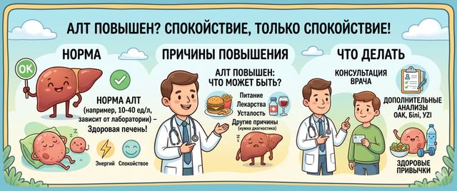 АЛТ в крови повышен: нормы по полу, причины и что делать