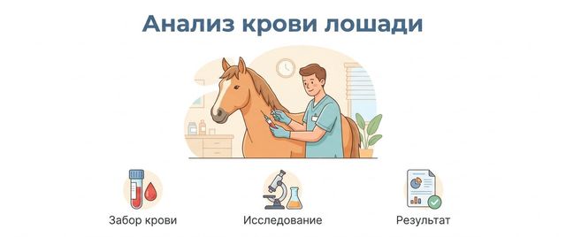 Анализ крови лошади: что смотрят и как связано с кормлением