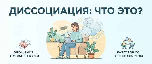Диссоциация: дереализация, деперсонализация и провалы во времени