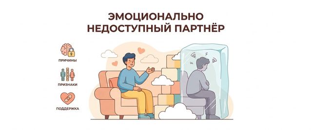 Эмоционально недоступный партнёр: почему тянет к таким людям