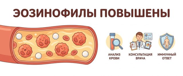 Эозинофилы повышены у взрослых и детей: причины и нормы