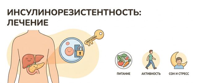 Как лечить инсулинорезистентность: питание, движение и что решает врач