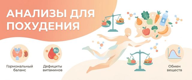 Какие анализы сдать для похудения: гормоны при лишнем весе
