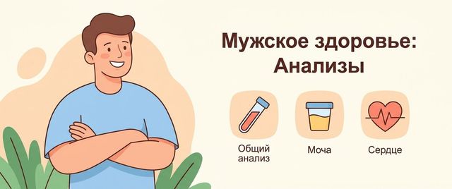 Какие анализы сдать мужчине: базовый набор и по возрасту