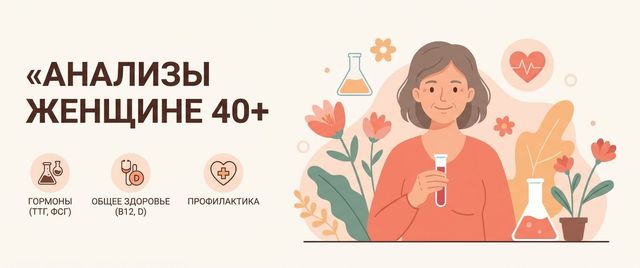 Какие анализы сдать женщине после 40: список и скрининги