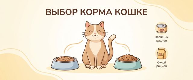 Какой корм выбрать для кошки: сухой, влажный или натуральный