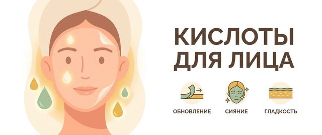 Кислоты для лица: AHA, BHA, PHA — какие выбрать и как применять