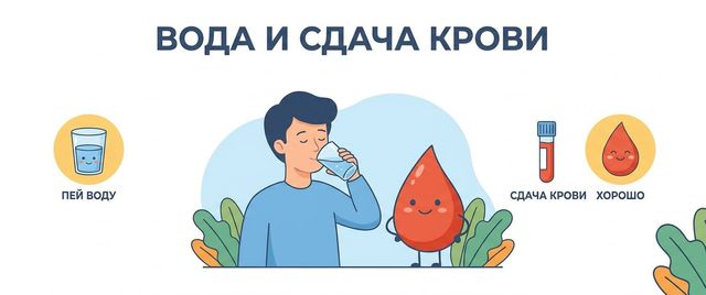 Можно ли пить воду перед сдачей крови: что разрешено натощак