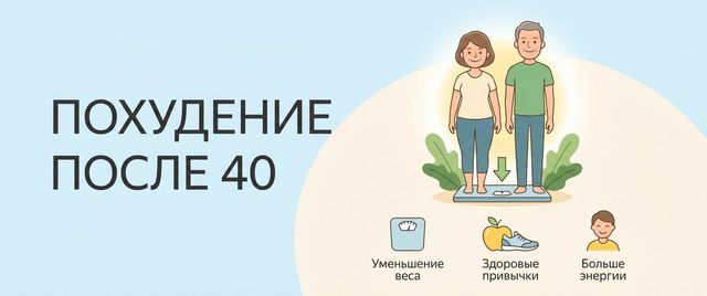 Похудение после 40: почему тяжелее и что реально работает
