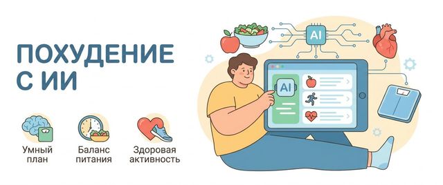 Похудение с ИИ: чем помогает нейросеть и почему важны анализы
