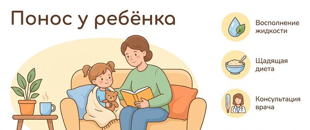 Понос у ребёнка: чем лечить, чем кормить и когда к врачу
