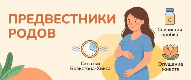 Предвестники родов: признаки, схватки, пробка и воды