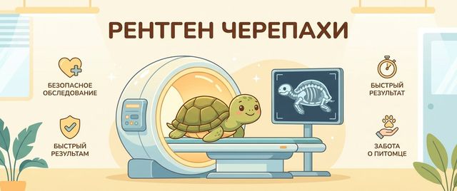 Рентген черепахи и рептилий: зачем делают и что показывает