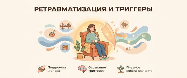 Ретравматизация и триггеры: почему становится хуже и как избежать