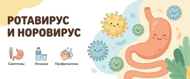 Ротавирус и норовирус: симптомы, сколько заразен, вакцина