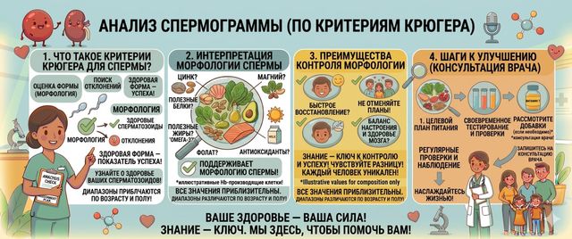 Спермограмма по Крюгеру: нормы, расшифровка и что делать