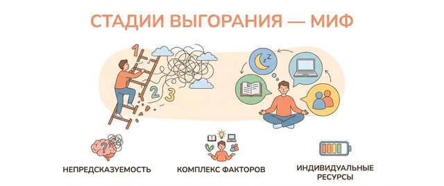 Стадии выгорания: почему их не существует на самом деле