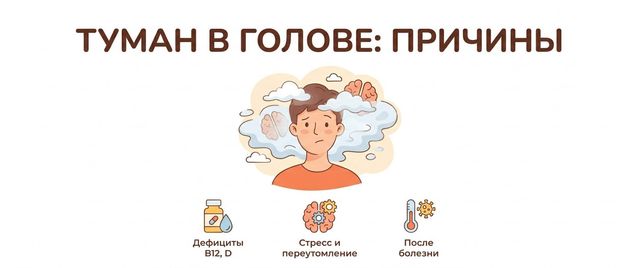 Туман в голове: причины рассеянности и какие анализы сдать