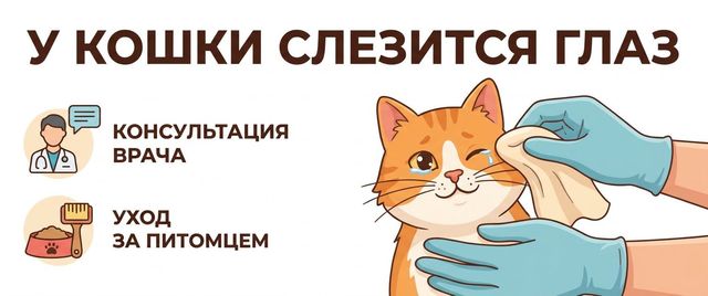 У кошки слезится глаз: причины и когда это срочно к врачу