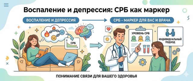 Воспаление и депрессия: СРБ как маркер воспалительной депрессии