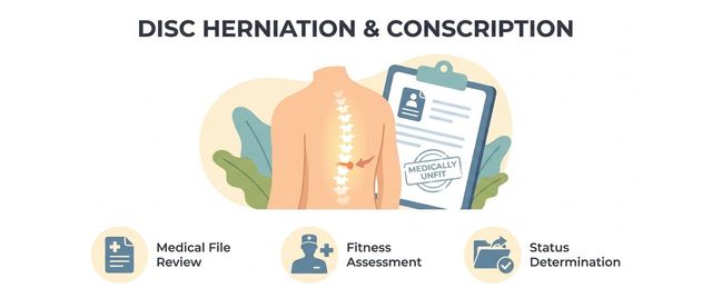 Disc Herniation and Protrusion at the Military Medical Board