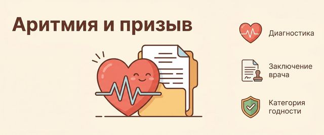 Берут ли в армию с аритмией, брадикардией и экстрасистолией