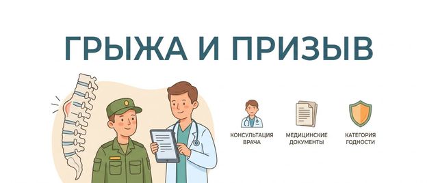 Берут ли в армию с грыжей позвоночника и протрузией