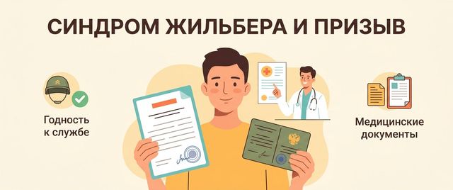 Берут ли в армию с синдромом Жильбера и высоким билирубином