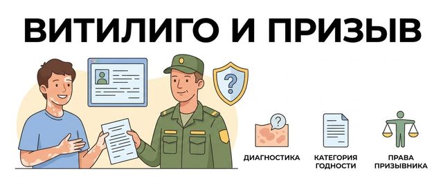 Берут ли в армию с витилиго: категория годности по статье 62