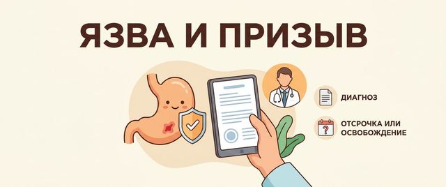 Берут ли в армию с язвой желудка и двенадцатиперстной кишки