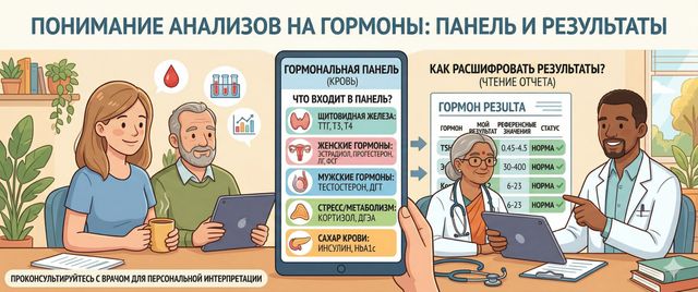 Анализы на гормоны: что входит в панель и как расшифровать