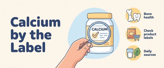 Calcium by the Label: Citrate vs Carbonate, Elemental mg, D3 and K2