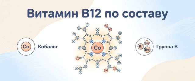 Витамин B12 по составу: метилкобаламин или цианокобаламин, мкг