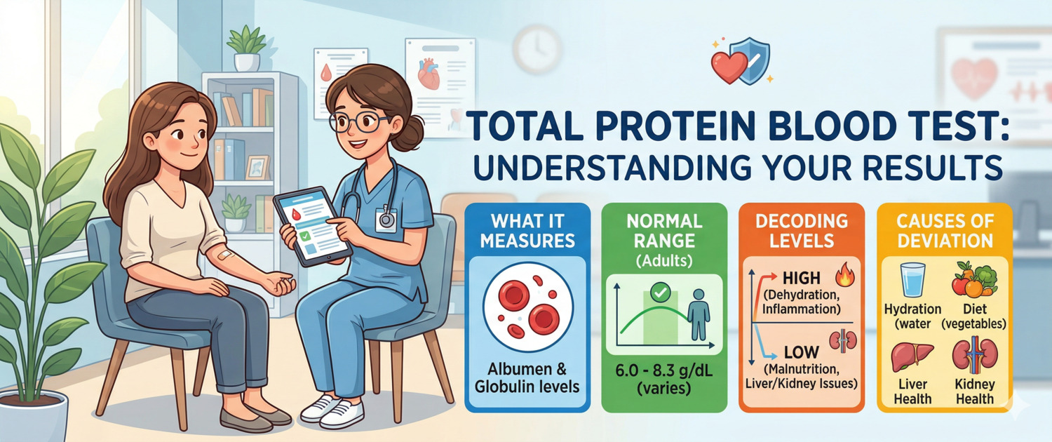 Total Blood Protein: Normal Levels, Interpretation and Causes — LabReadAI